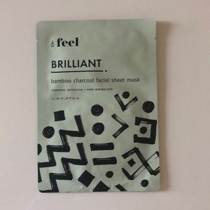 Feel BRILLIANT bamboo charcoal facial sheet mask